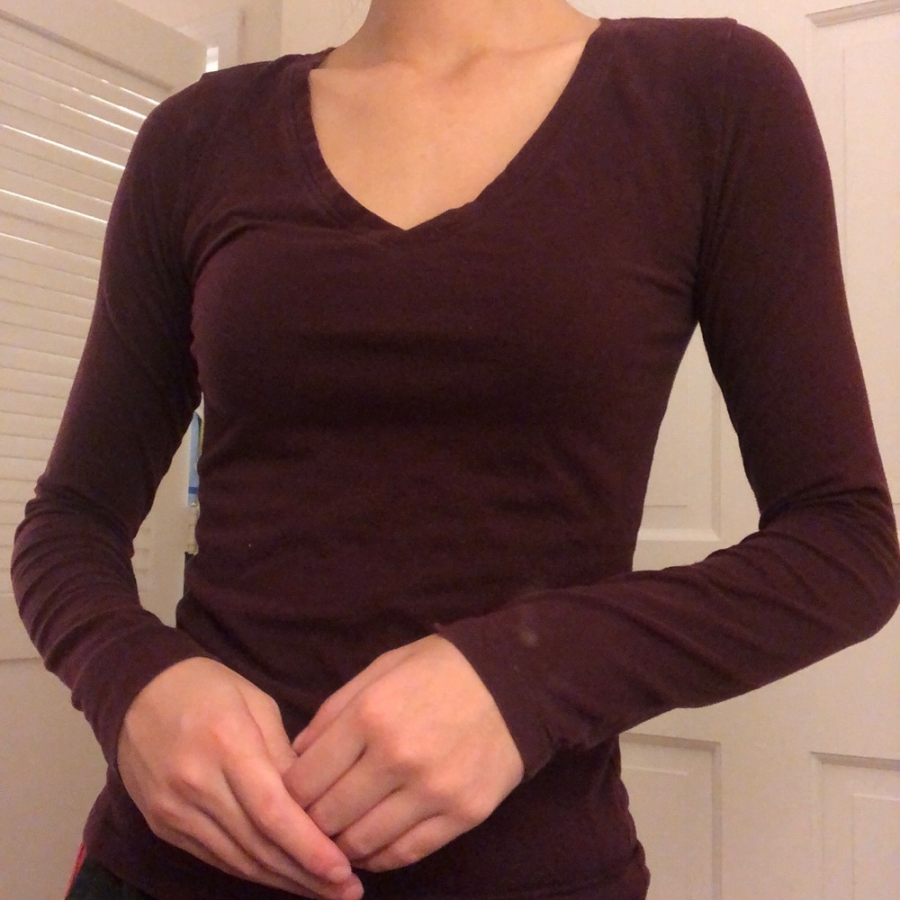 Maroon long sleeve